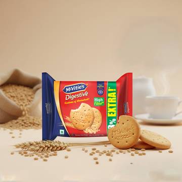 McVitie's Digestive High Fibre Biscuit, Trans Fat Free