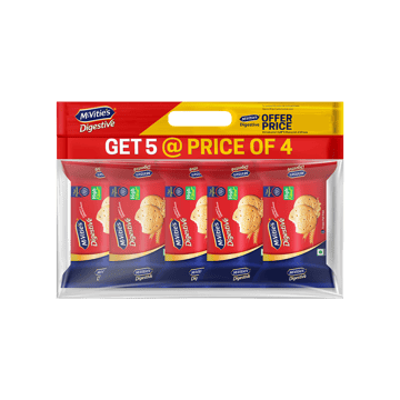 McVitie's Digestive High Fibre Biscuit - Buy 4 Get 1 Free