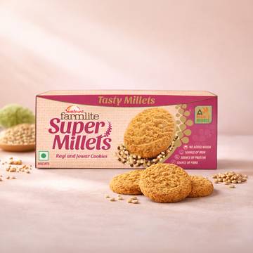 Sunfeast Farmlite Super Millets Ragi and Jowar Cookies