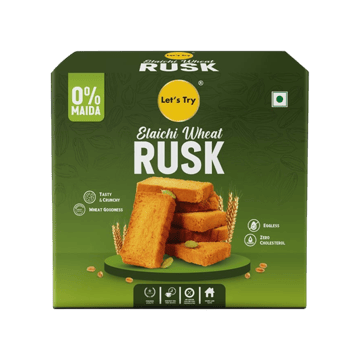 Let's Try Elaichi Wheat Rusk