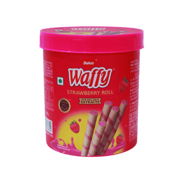 Dukes Waffy Strawberry Wafer Roll