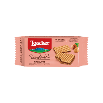 Loacker Sandwich Wafer Biscuit Hazelnut