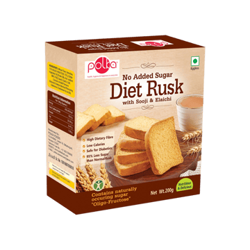 Polka Sooji & Elaichi Diet Rusk