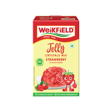 Weikfield Strawberry Jelly Crystal Dessert Mix