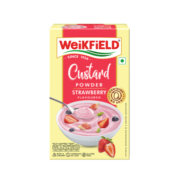 Weikfield Smooth & Creamy Strawberry Custard Powder