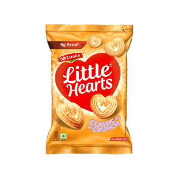 Britannia Little Hearts Classic Crunch Biscuit