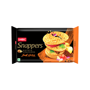 Unibic Snappers Potato Crackers (Indi Spice)