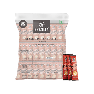 Bevzilla Classic Instant Coffee Powder Sachets
