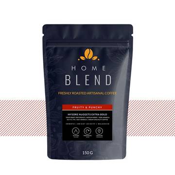 Home Blend Espresso Grind Medium Dark Roasted Ground Coffee