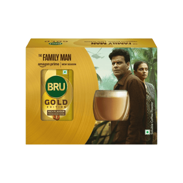 Bru Gold Premium Instant Coffee - Free Glass Mug