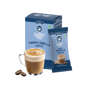 Sleepy Owl French Vanilla Latte Premix Coffee Premix