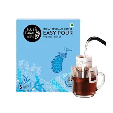 Blue Tokai Easy Pour Vienna Dark Roast Coffee Bags (Bold & Strong)