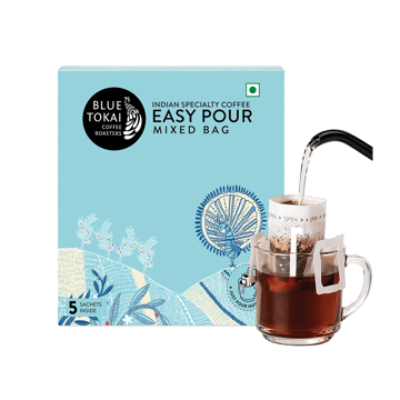 Blue Tokai Easy Pour Mixed Coffee Bags (Light to Dark Roast)