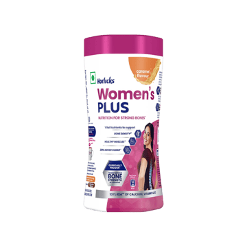 Horlicks Women's Plus Caramel Drink Mix (Jar)