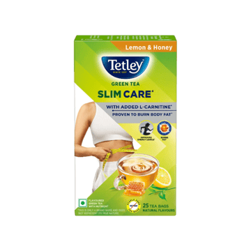 Tetley Slim Care Green Tea Bags (With L-Carnitine, Lemon & Honey)