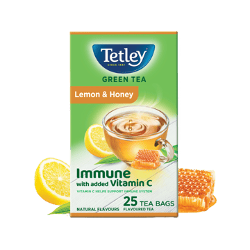 Tetley Lemon & Honey Green Tea Bags