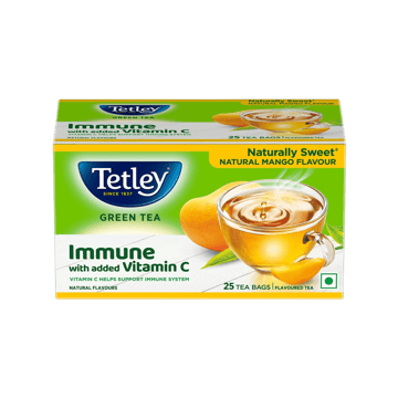 Tetley Natural Mango Flavour Green Tea Bags