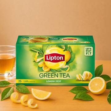 Lipton Lemon Zest Green Tea Bags
