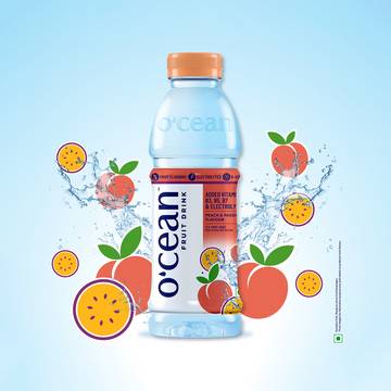 O'cean Peach & Passion Electrolyte Flavoured Water