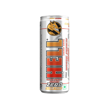 Hell Energy Zero White Peach Energy Drink
