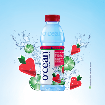 O'cean Strawberry & Lime Electrolyte Flavoured Water