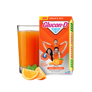 Glucon-D Tangy Orange Instant Energy Drink Mix