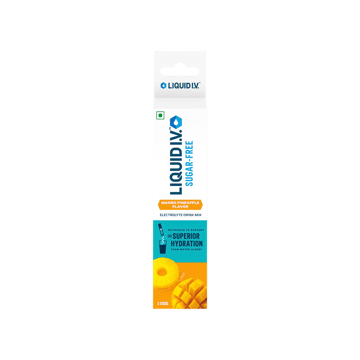 Liquid IV Sugar Free Mango Pineapple Electrolyte Drink Mix