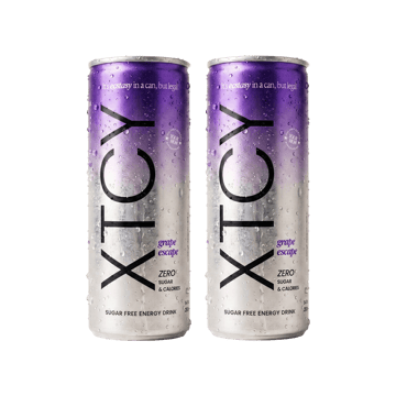 XTCY Grape Energy Drink - Pack of 2