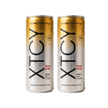 XTCY Mango Bango Energy Drink - Pack of 2