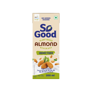 So Good Natural Unsweetened Almond Beverage