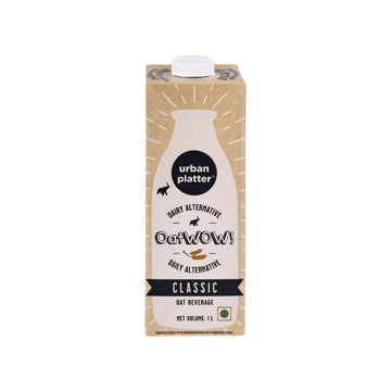 Urban Platter OatWOW Classic Oat Beverage (Lactose-Free, Plant-Based / Vegan / Milk Alternative)