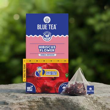 Blue Tea Hibiscus Flower Herbal Infusion