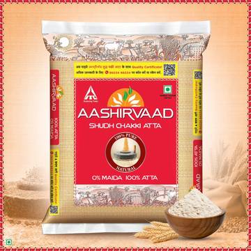 Aashirvaad Shudh Chakki Atta (100% Atta, 0% Maida)