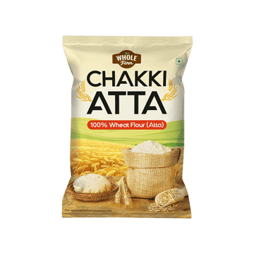 Whole Farm Chakki Atta (100% Atta, 0% Maida)