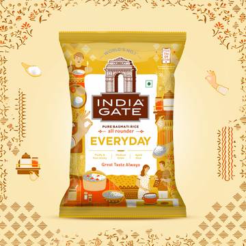India Gate Everyday Basmati Rice (Medium Grain)