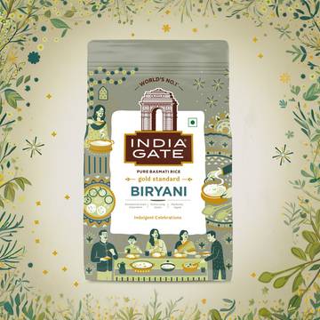India Gate Biryani Gold Standard Biryani Rice (Extra Long Grain)