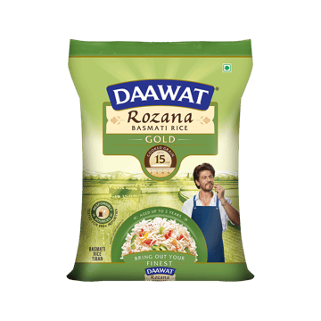 Daawat Rozana Gold Basmati Rice Tibar (Medium Grain)