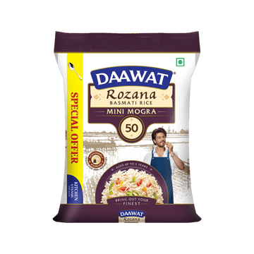 Daawat Rozana Mini Mogra Basmati Rice (Short Grain)