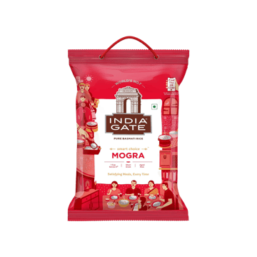 India Gate Mogra Basmati Rice 5 Kg (Short Grain)