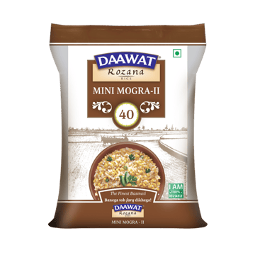 Daawat Rozana Mini Mogra Basmati Rice - II (Short Grain)