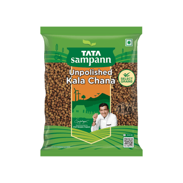 Tata Sampann Unpolished Kala Chana (Black, Brown)