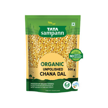 Tata Sampann Organic Chana Dal Unpolished