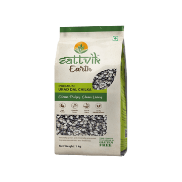 Sattvik Earth Premium Urad Dal (Chilka)