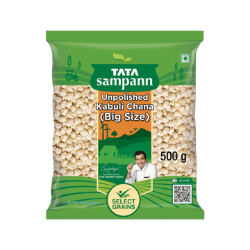 Tata Sampann Unpolished Kabuli Chana (Big Size)