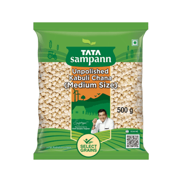 Tata Sampann Unpolished Kabuli Chana (Medium Size)