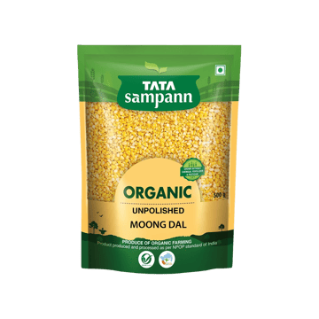 Tata Sampann Organic Moong Dal (Dhuli) Unpolished