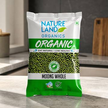 Natureland Organics Organic Moong Sabut