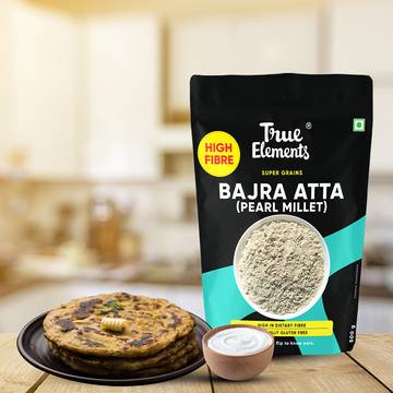 True Elements Bajra Flour (Pearl Millet) - 500 g