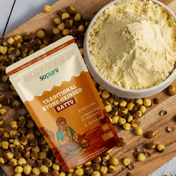 Sopure Organics Stone Ground Organic Sattu