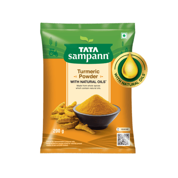 Tata Sampann Turmeric Powder with Natural Oils (Haldi)